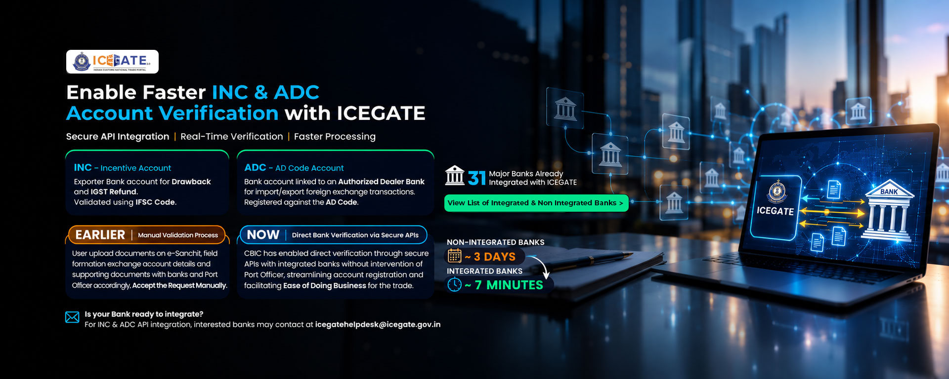 INC and ADC Integration Banner